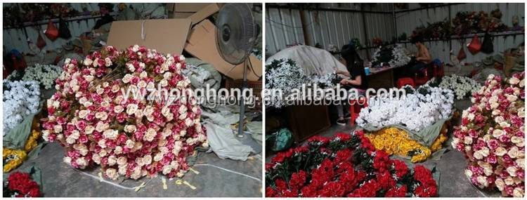 人工バラの花草でカーリング、 偽の花束バラ、 絹の花束バラ問屋・仕入れ・卸・卸売り