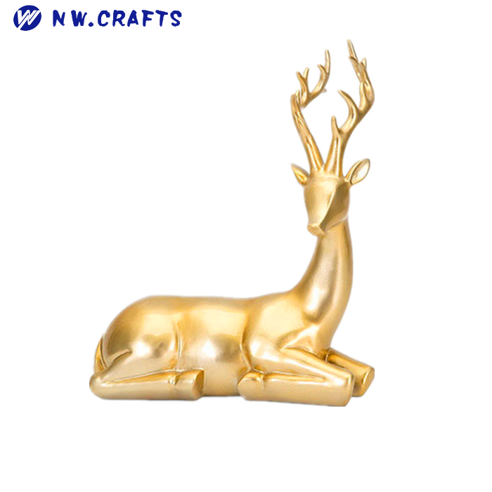 resin reindeer statue