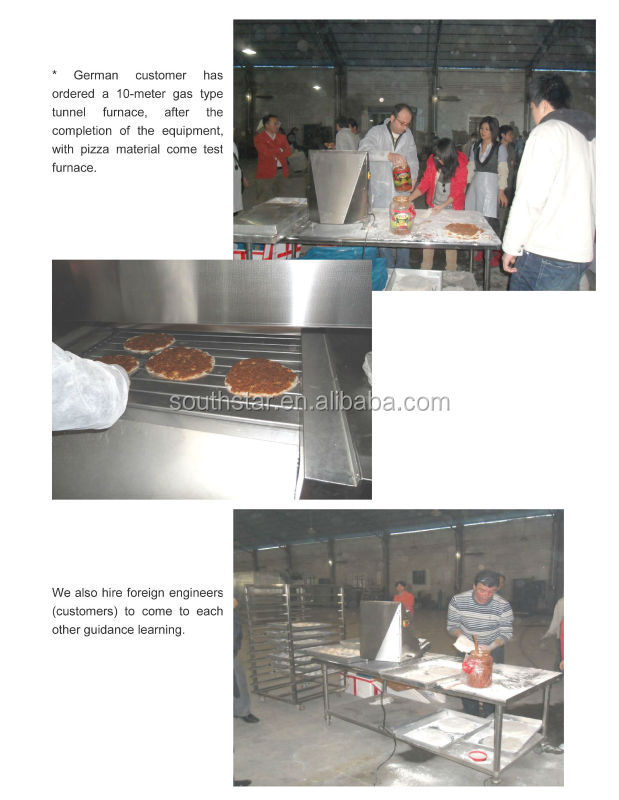hot sale industrial bread tunnel oven
