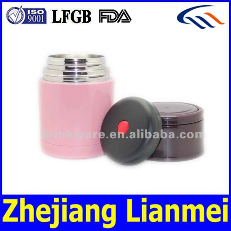 浙江lianmei800ml650ミリリットルステンレス鋼の真空の食糧ボックス、 二重壁の食品容器仕入れ・メーカー・工場
