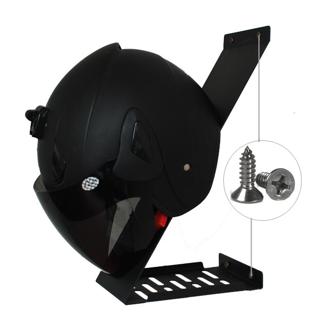Motorcycle Helmet Stand Holder Wall mount Shelf hanger Display