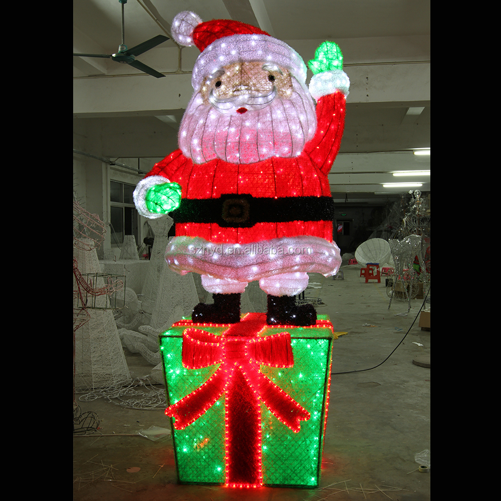 new design life size santa claus led for christmas new design life size santa claus led for christmas