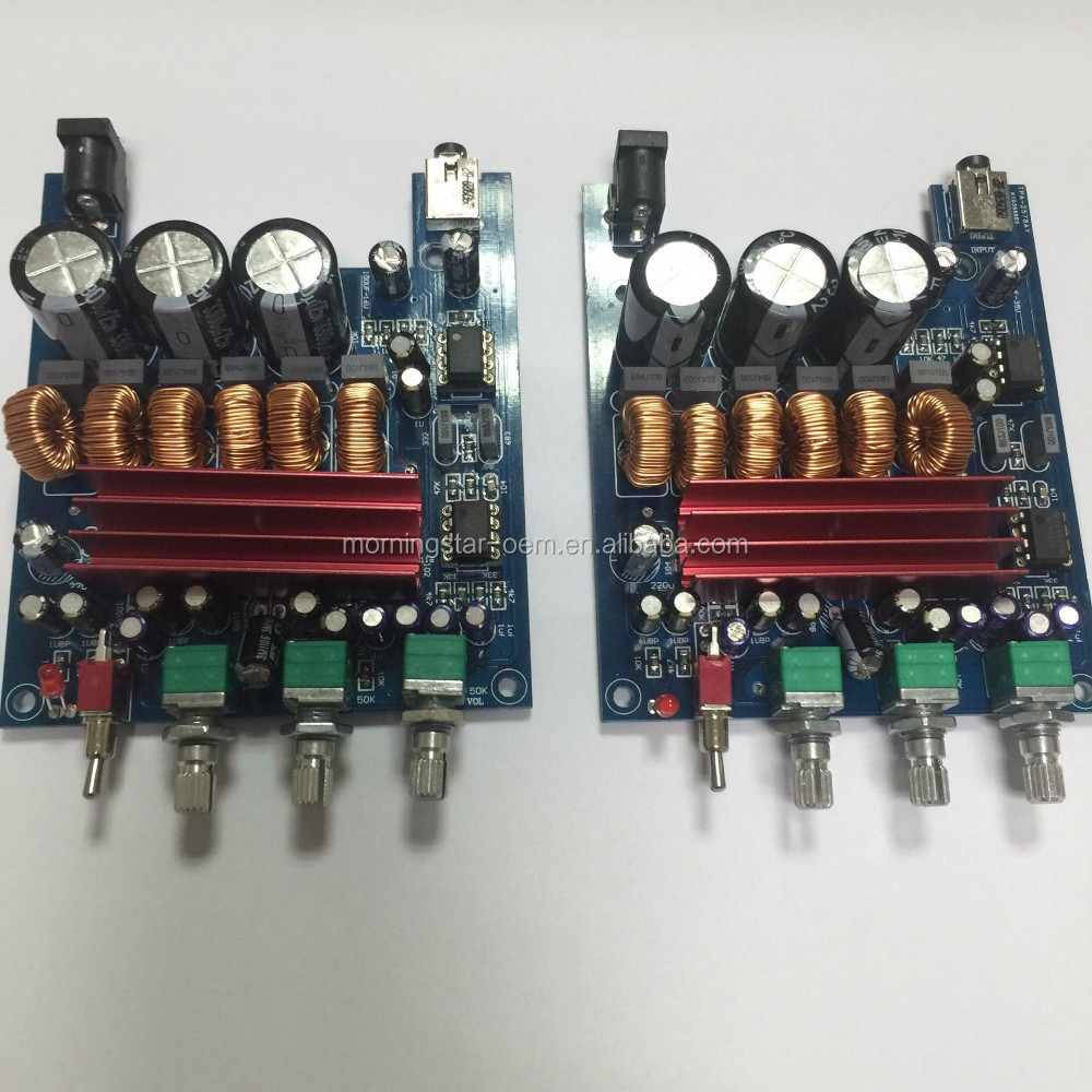 Tpa3116d2 Hifi 2.1 Channels Digital Amplifier Pcb Circuit Board 50w*2