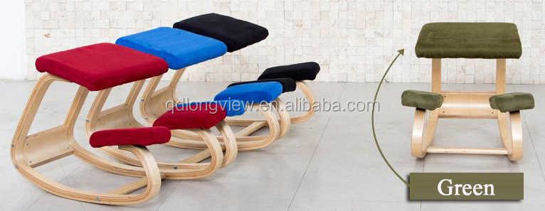 安価なオフィス人間工学に基づいた快適な曲げ木椅子ひざまずく仕入れ・メーカー・工場
