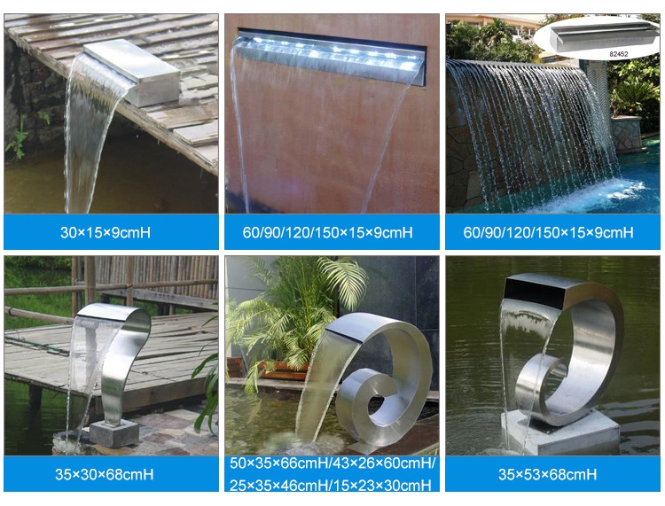 Piccolo pompe per l'acqua esterna della parete cascata acquistare ... Fontana punto acqua inox prezzo