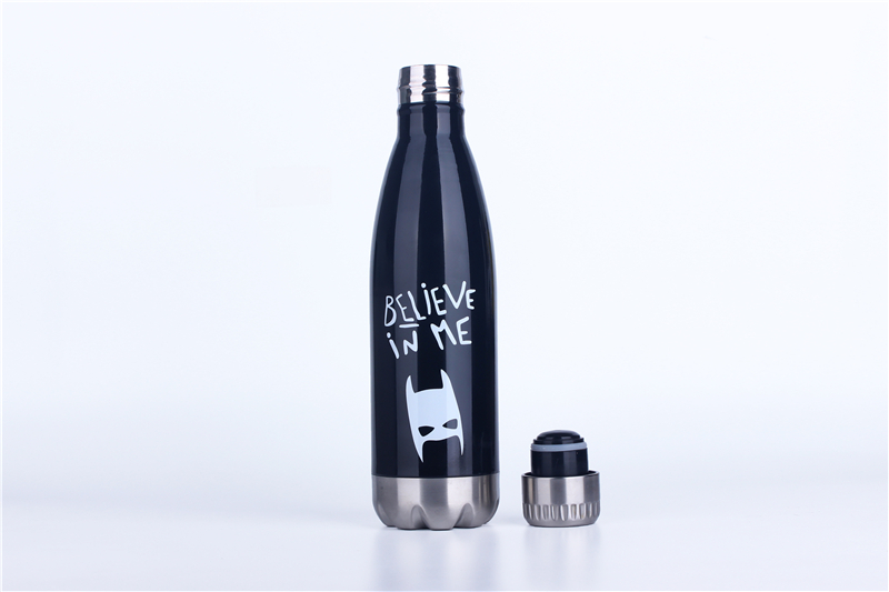 新しいデザインのカスタムロゴ2015コーラ500mlボトル魔法瓶フラスコ魔法瓶仕入れ・メーカー・工場