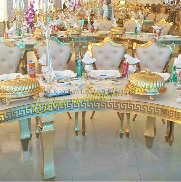 Mdf Top Half Moon Wedding Table Half Moon Banquet Dining Table Buy