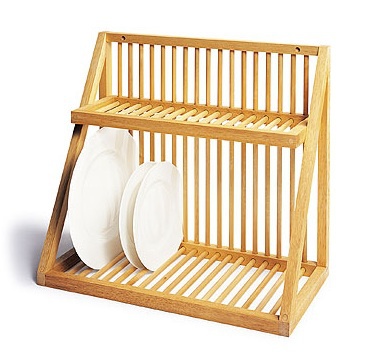 Porta platos en madera, escurridor de platos, Plate rack,woodwork, Dish  rack 
