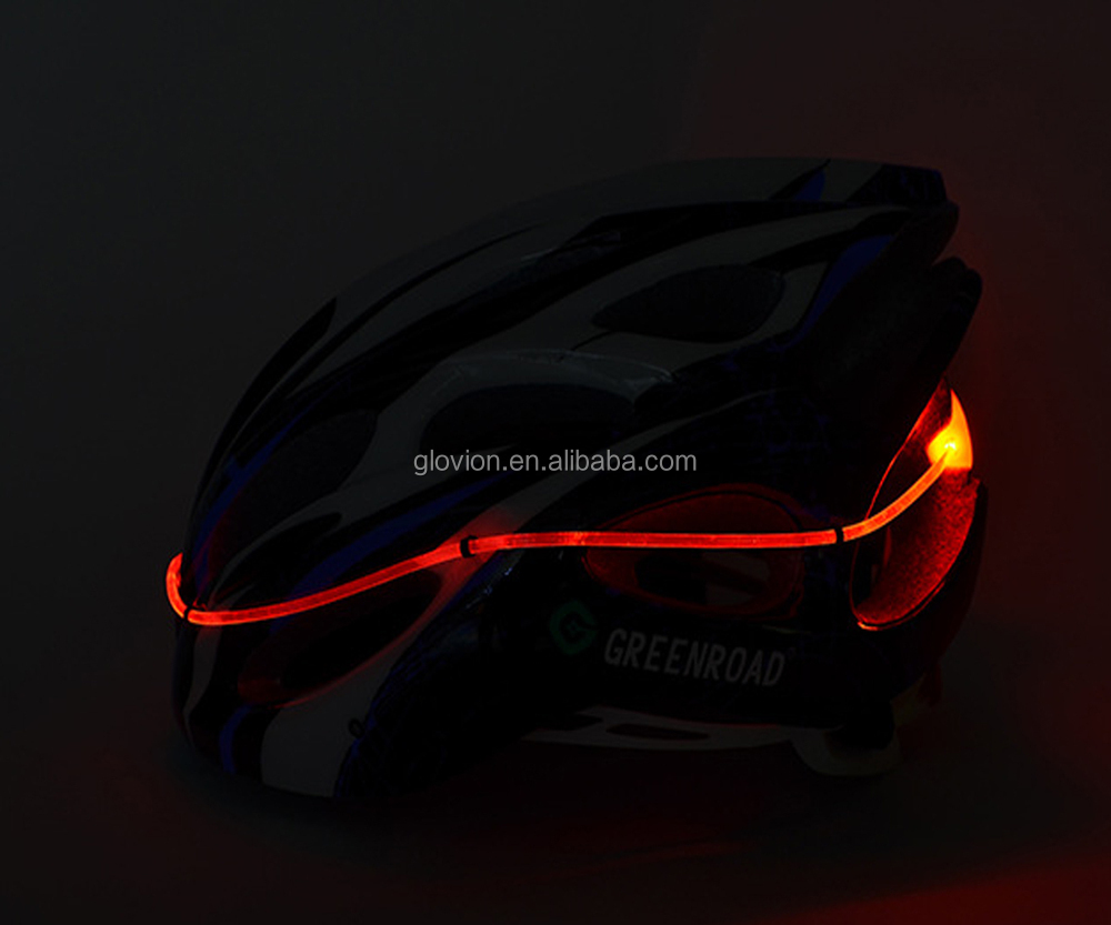 成人男性のライトアップsos安全自転車ヘルメット暗闇で光るledヘルメットのための安全ヘルメット仕入れ・メーカー・工場