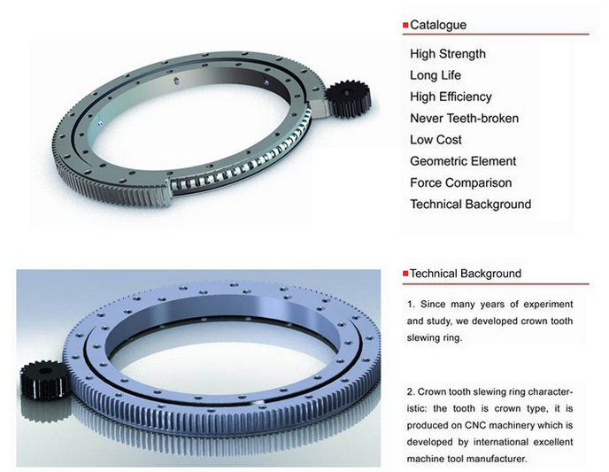 Excavator Swing Bearing Slewing Circle,Doosan Dx225lc Dx300 Swing