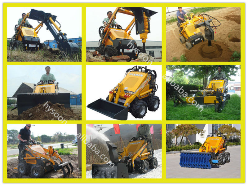 HY380 skid steer loader attachments pintu hysoon.jpg