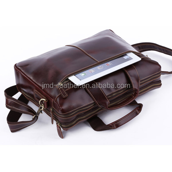 Jia Mei Da Brand Genuine Leather Briefcase Laptop 2014 #7167Q