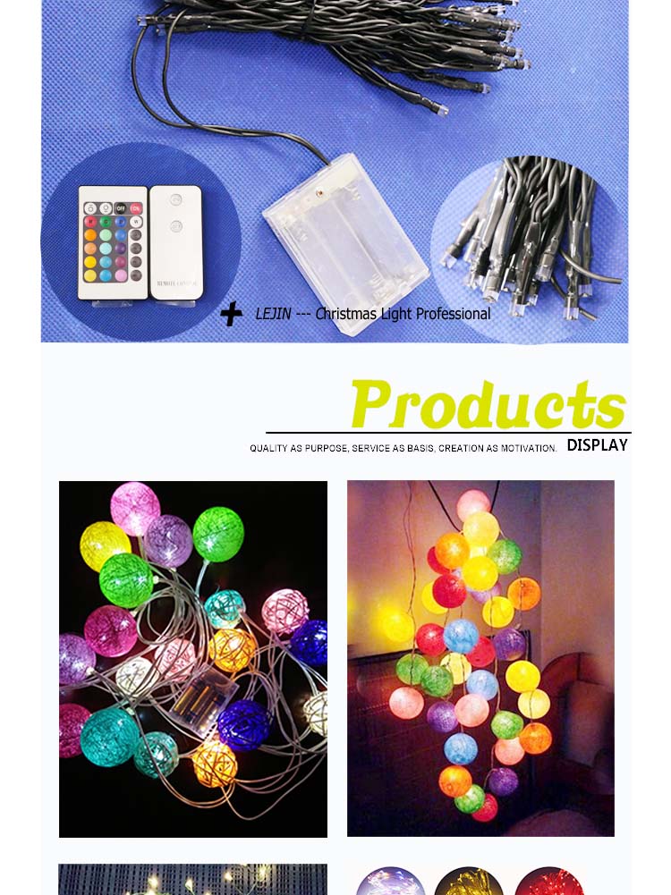 Christms led battery operates mini lights for crafts 