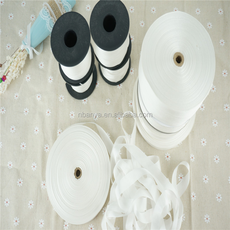 2MM-20MM Raw White Undyed White 100% Pure Silk Embroidery Ribbon Thin  Taffeta High Quality Silk Ribbon Anya Ribbon Handcraf