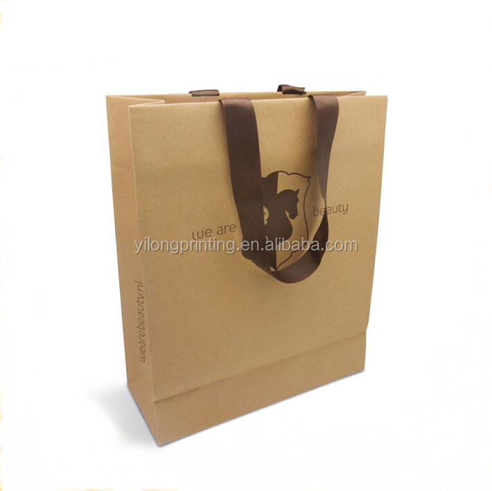 customize clothes and shoes brown kraft paper bag