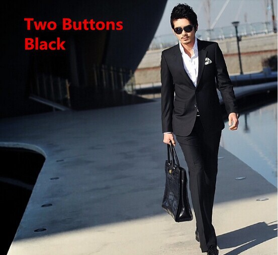two buttons black