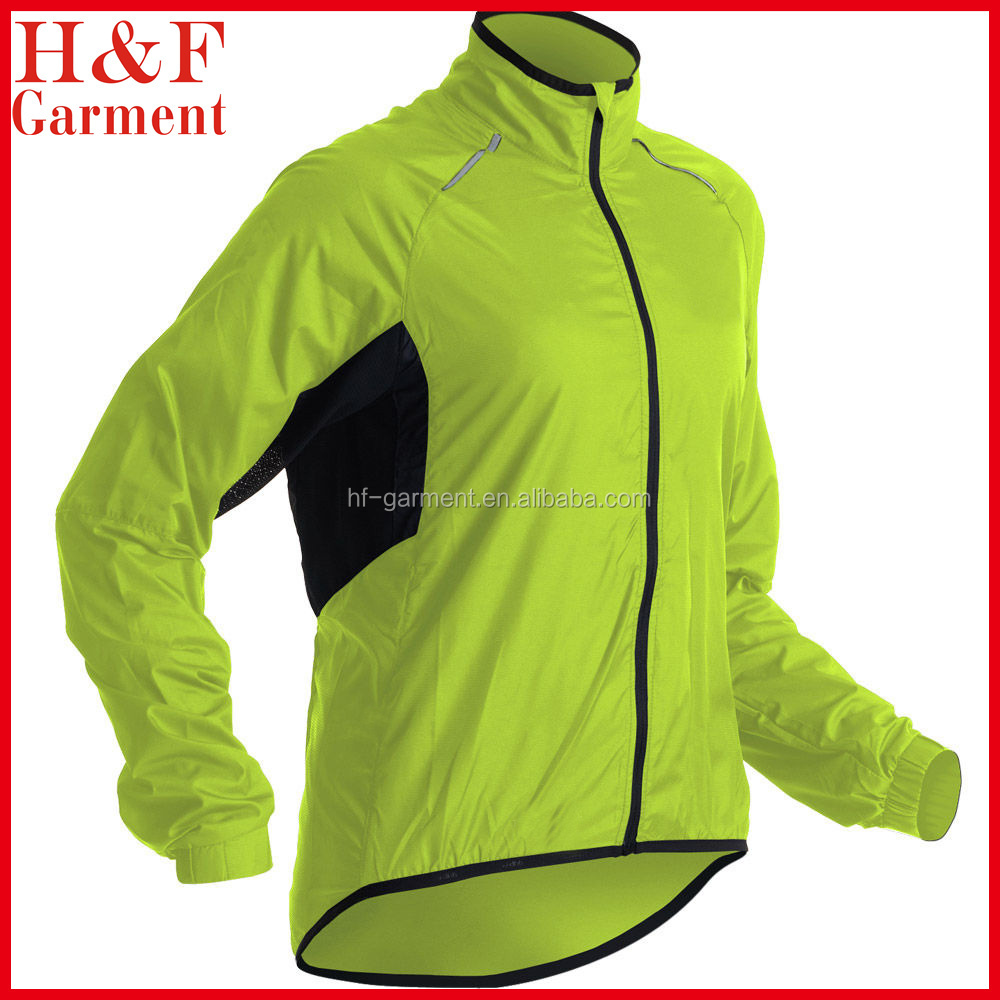 Men's Reflective Piping Windbreaker With Back Longer Than Front Jackets