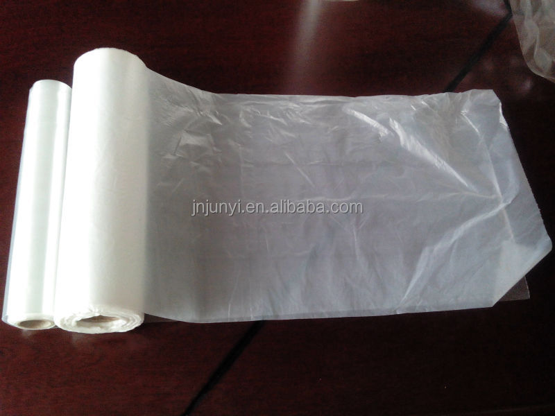 HDPE flat plastic bags for food/fruits packing bags on roll,China JunYi