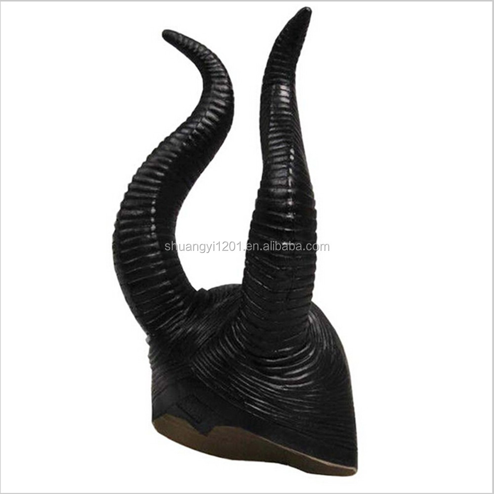 Direct Factory Sale Halloween Mask Horn Face Latex Mask Horn Hat Cap