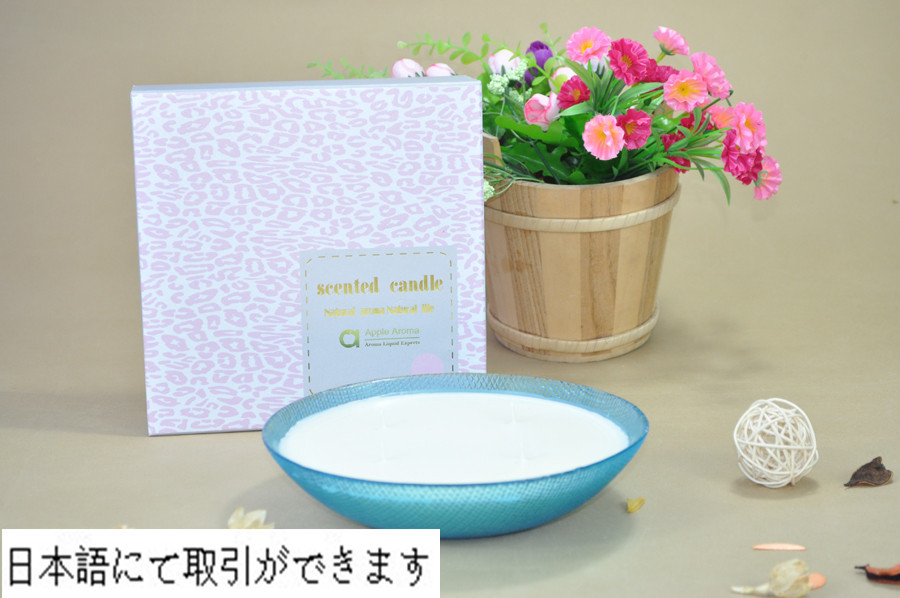 新しいデザイナー 大豆キャンドル蜜蝋 ガラスボトルで問屋・仕入れ・卸・卸売り