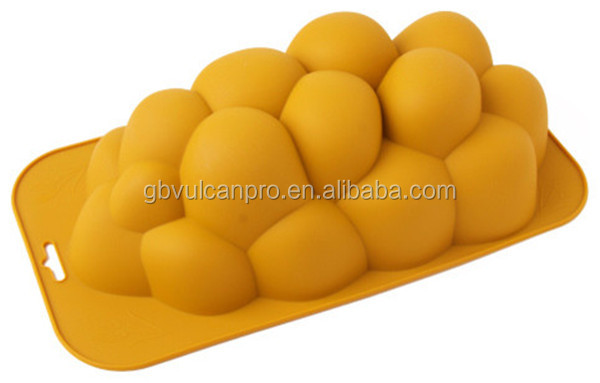 Happy Holiday Easter Egg Shaped Silicone Cake Mould