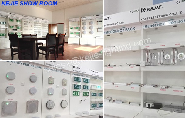 Kejie emergency lighting show room