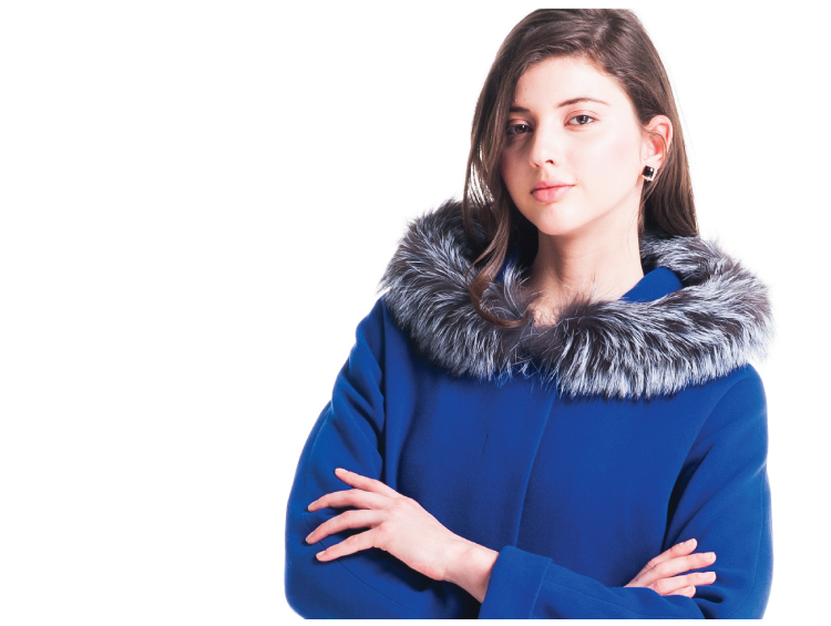 2015秋と冬の女性の コート媒体の長さ シルバー フォックス取り外し可能な毛皮の襟帽子カシミヤ オーバー コート仕入れ・メーカー・工場