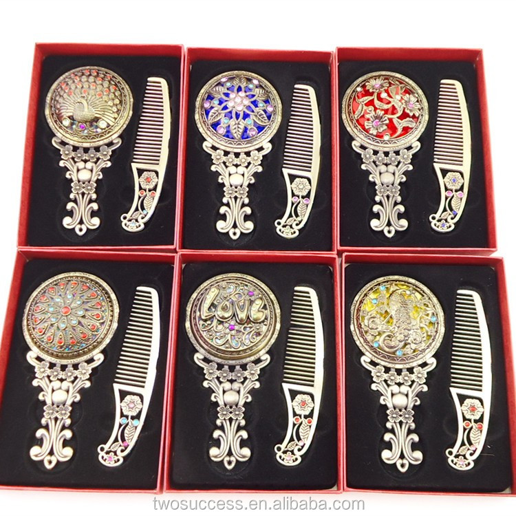 Bronze decorative comb mirror set.jpg