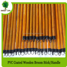 black short cap pvc coated wooden stick