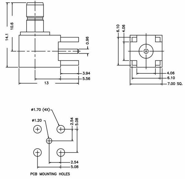 Smbコネクタpcbマウントジャックオスライト、 ul、 cerohs指令50オームkls1-smb001smbコネクタ仕入れ・メーカー・工場