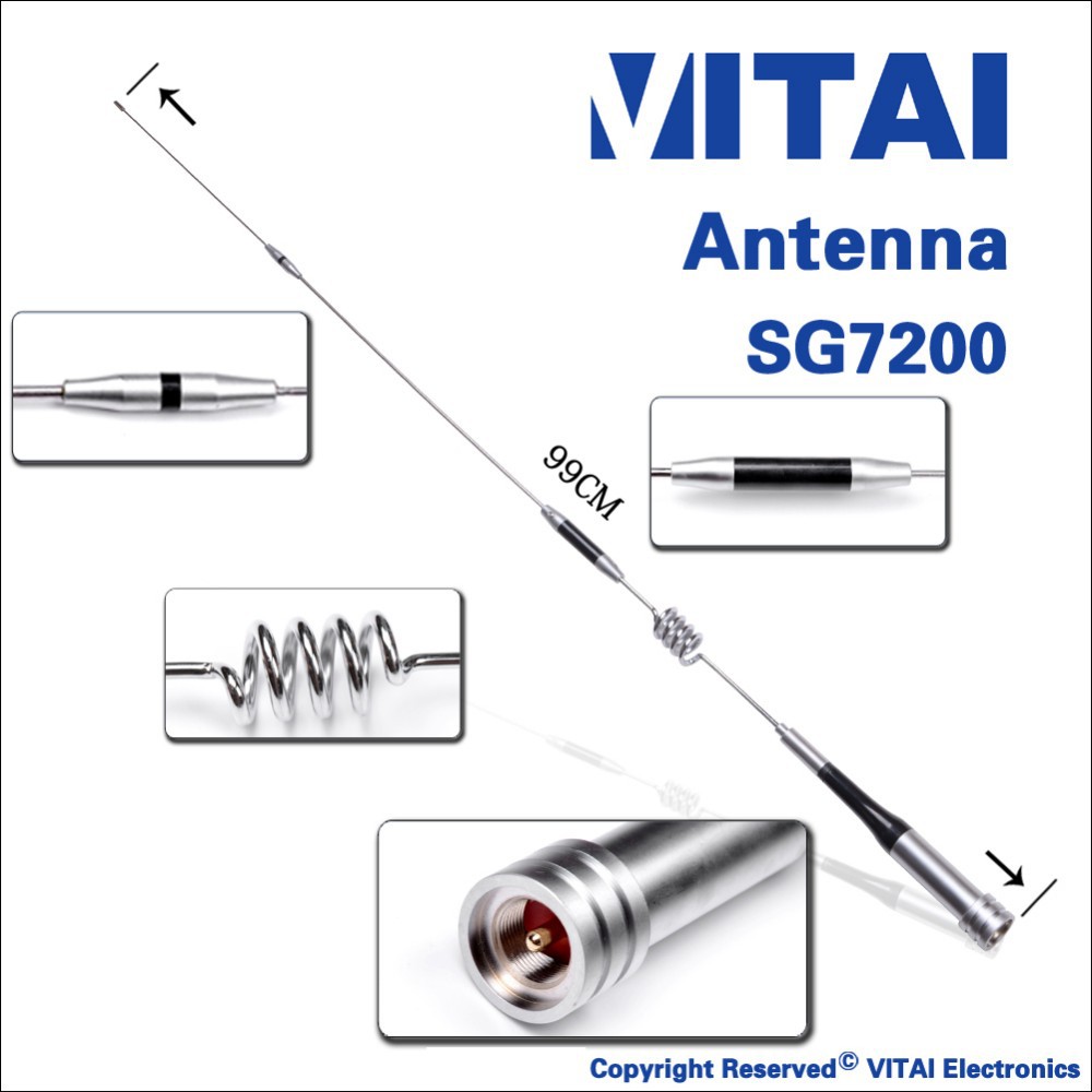 Vitaisg7200144/430mhz150w3.2/5.7dbpl259コネクタ長距離屋外fmアンテナ仕入れ・メーカー・工場