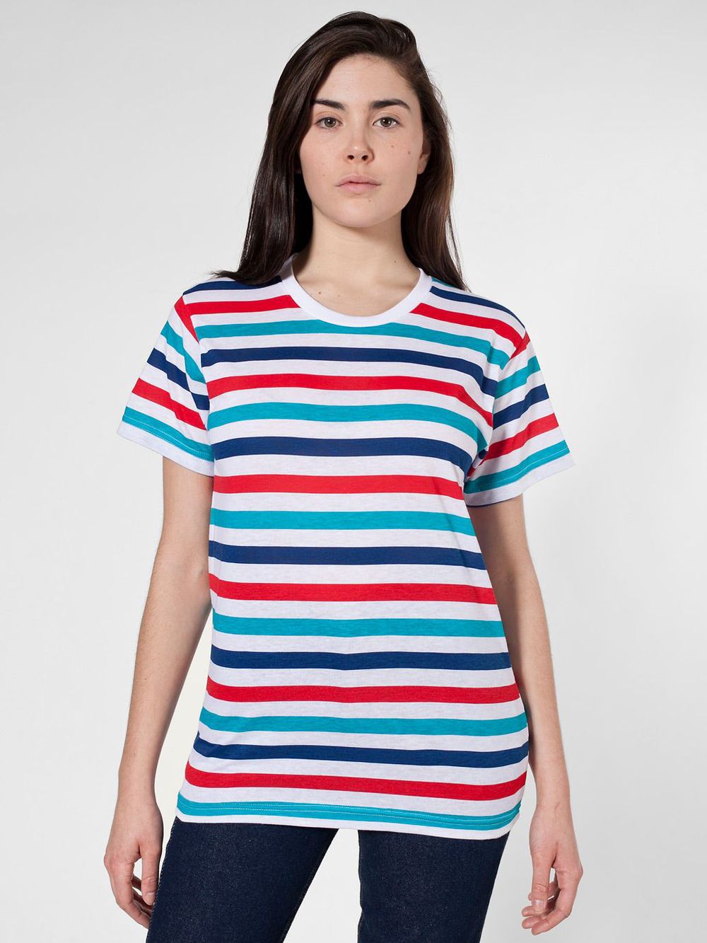 トレンディなストライプのtシャツの女性のための最高品質安い価格問屋・仕入れ・卸・卸売り