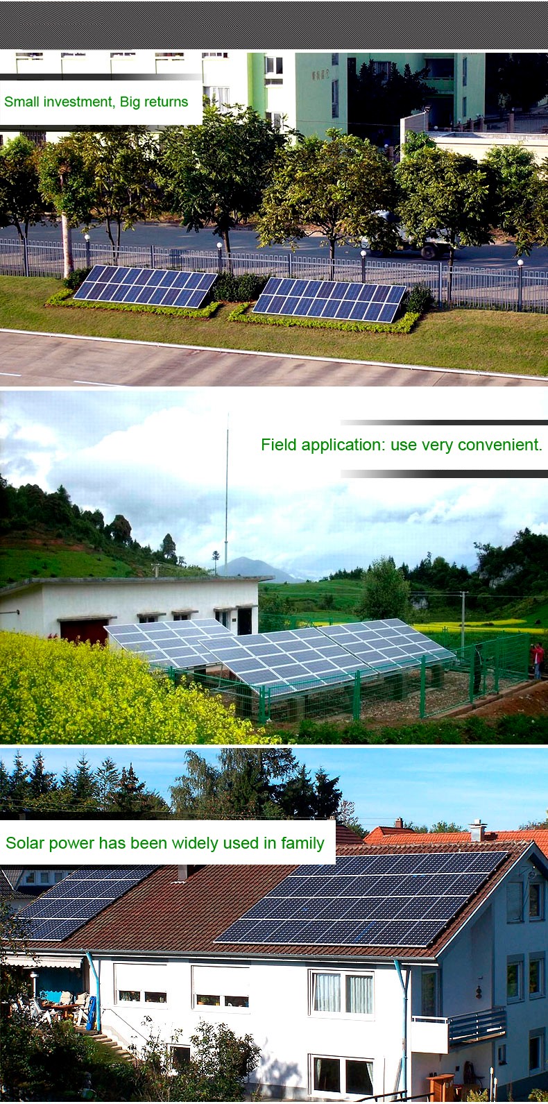solar panel application 