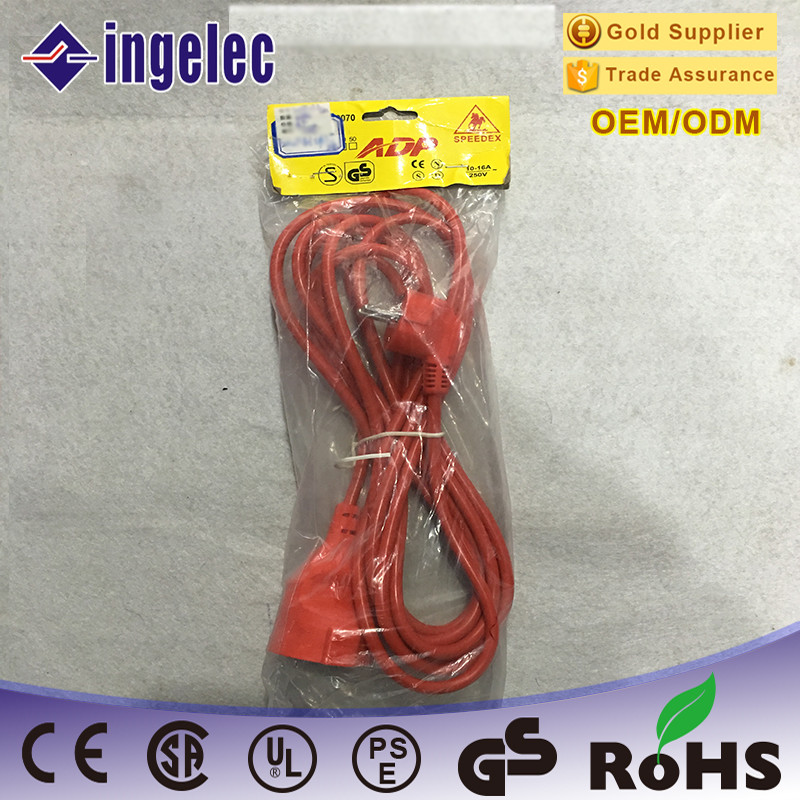 10m Wire Auto Rollup Power Cord Industrial Uk Plug Extension Cable