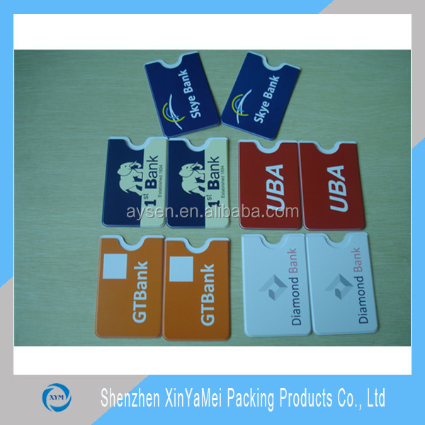 Plastic Gum PVC Credit Card Holder