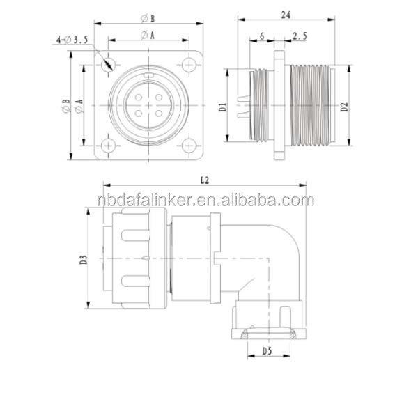 Electrical male and female connector仕入れ・メーカー・工場