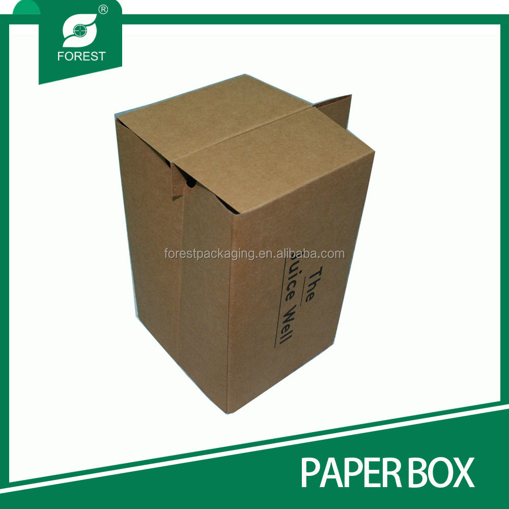 beverage industry high quality brown kraft paper box for packing