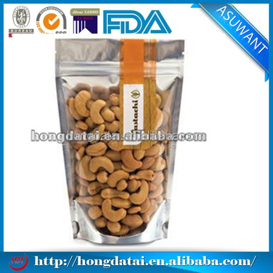 New product resealable aluminum foil bag with zipper
