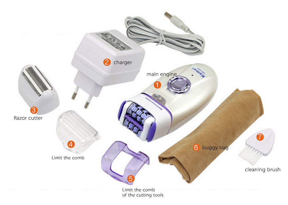 km2668 kemei 2 in 1 lady epilator shaver 問屋・仕入れ・卸・卸売り