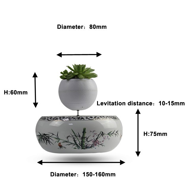 Vietnam bonsai shelf plastic bonsai pots fly in thre air