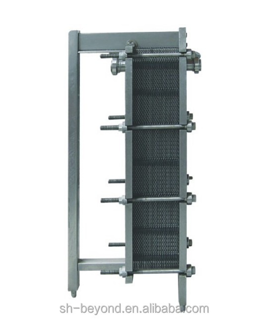 Plate heat exchanger,Yogurt plate cooler with large gap01