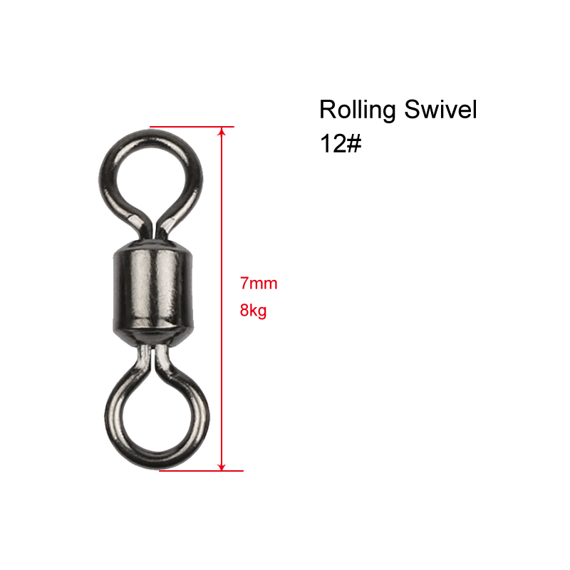 High Quality Rolling Swivels Fishing Swivels In Different Sizes From 14