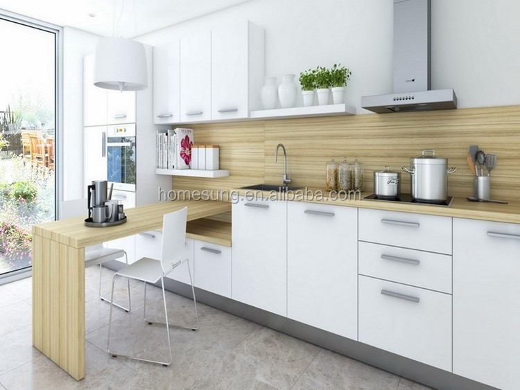 Moderne kleine keuken ontwerpen houtsnijwerk meubels fabrikanten ...