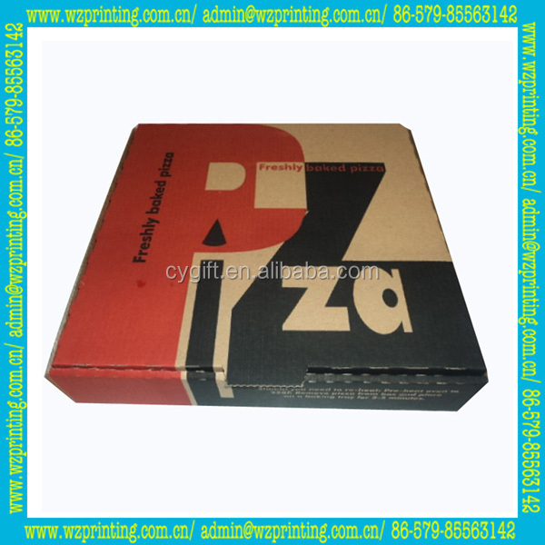 2014 custom high quality wholesale offset printing carton pizza box
