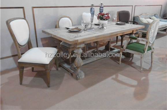 Francés apenada muebles rústicos de madera reciclada restaurante ... Muebles de comedor rustico antiguo