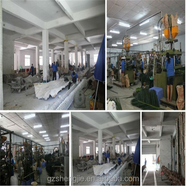 bend coconut factory price playground/beach/swimming pool outdoor landscaping UV protective fiberglass artificial coconut tree