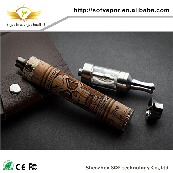 New arrival!!! efire clearomizer wood kit