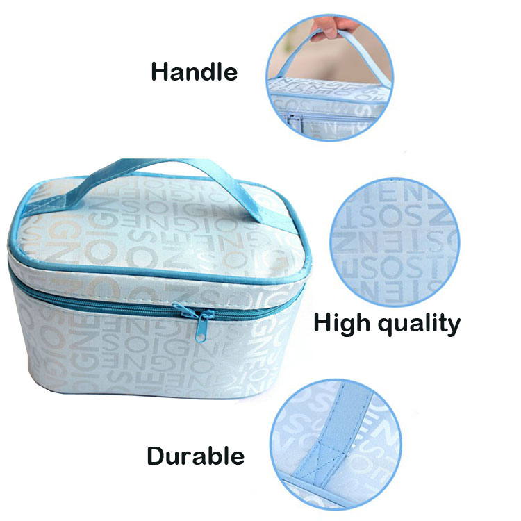 Various Colors & Designs Available 2016 New Style High-End Handmade Polyester Toilet Bag