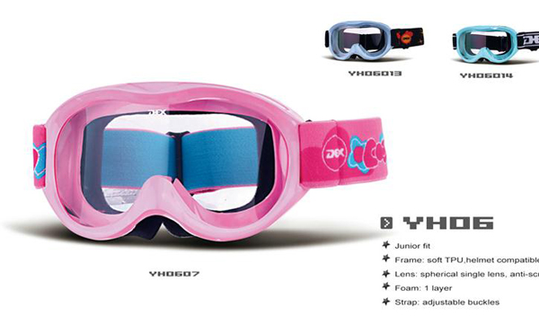 大きなスキーの眼鏡レンズ設計ダブルレンズ　2層からなる発泡スキーゴーグル問屋・仕入れ・卸・卸売り