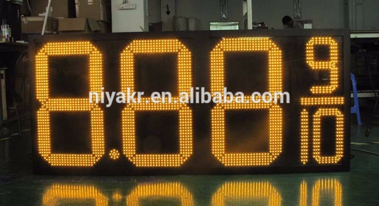 Cree module waterproof 18'' 8.889 60-240w LED gas price sign